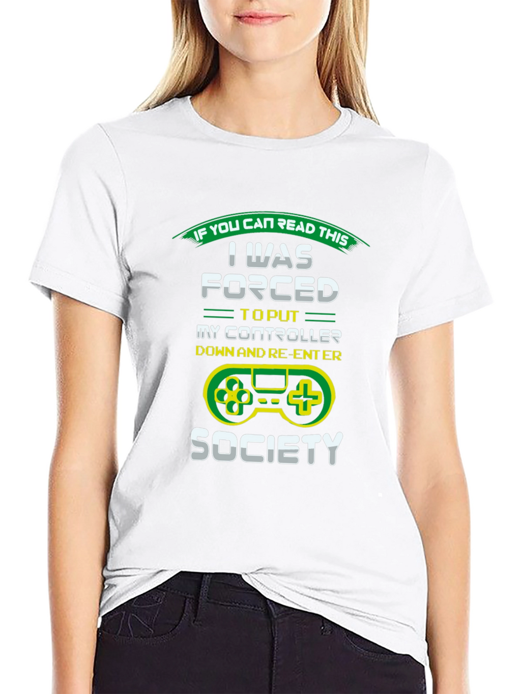 Gamer T-Shirt: Forced Out of Gaming Society