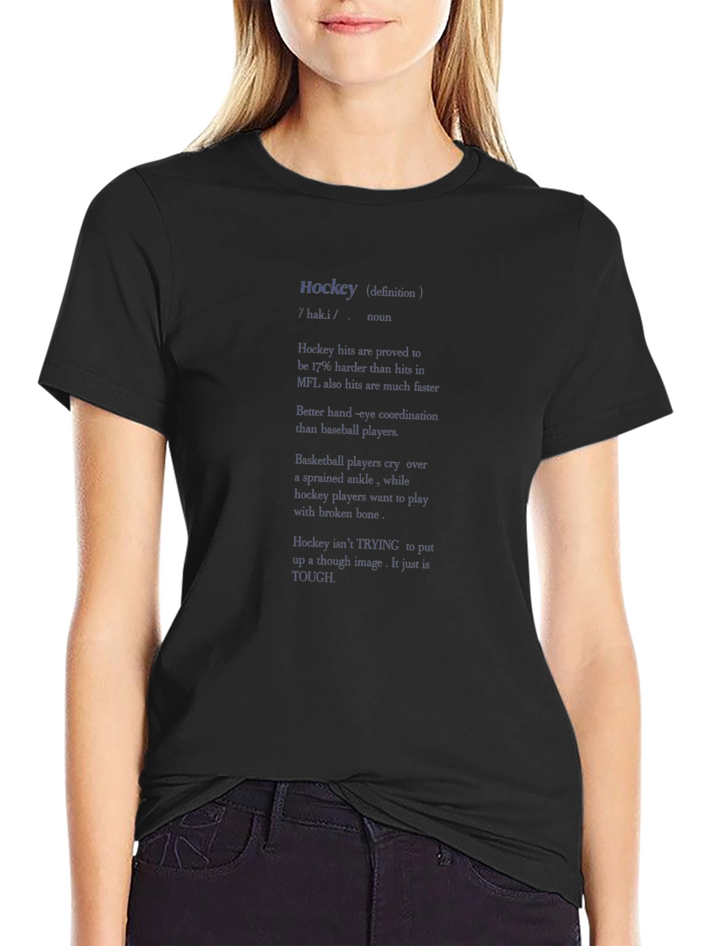 Hockey Definition T-Shirt | Tough Player Tee