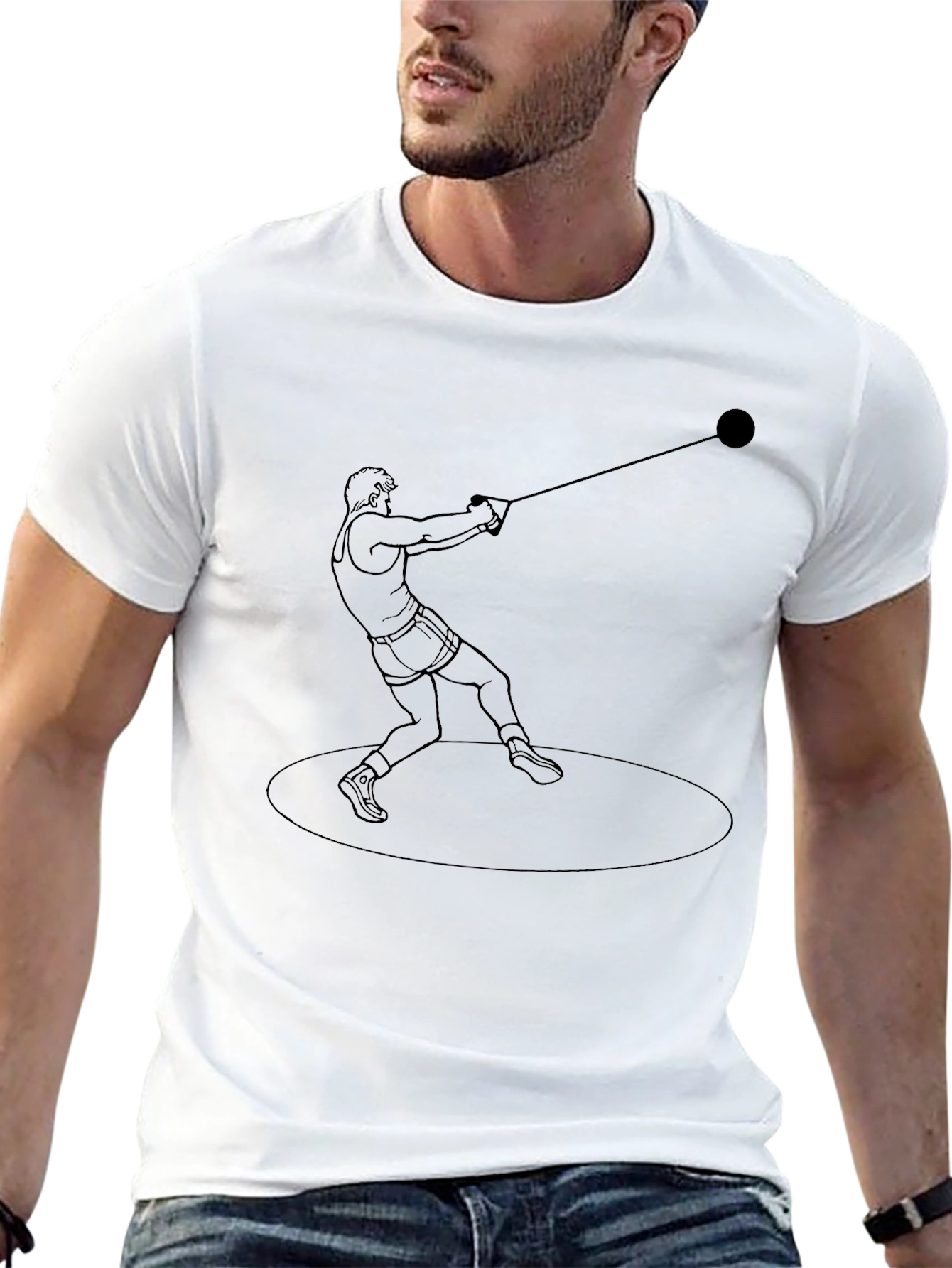 Hammer Throw Black T-Shirt