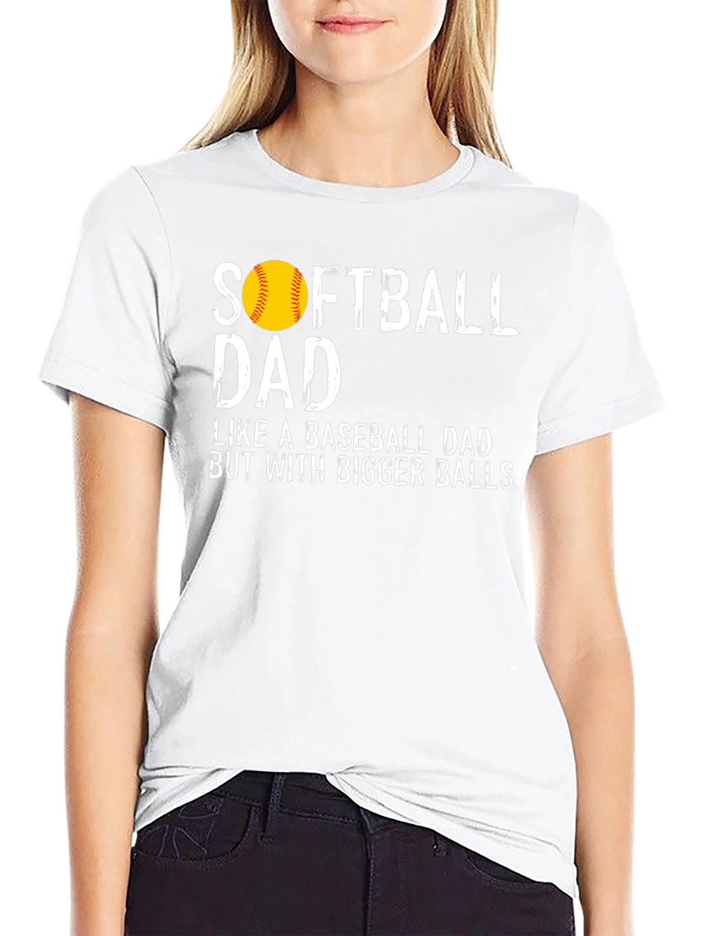 Softball Dad Graphic Tee