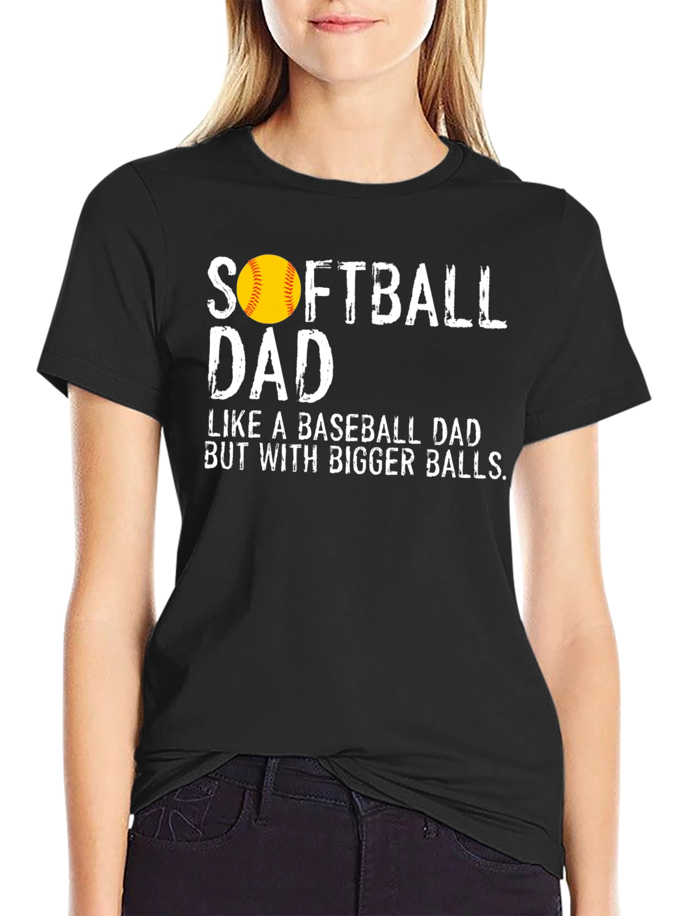 Softball Dad Graphic Tee