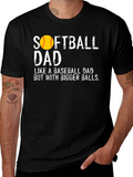 Softball Dad Graphic Tee