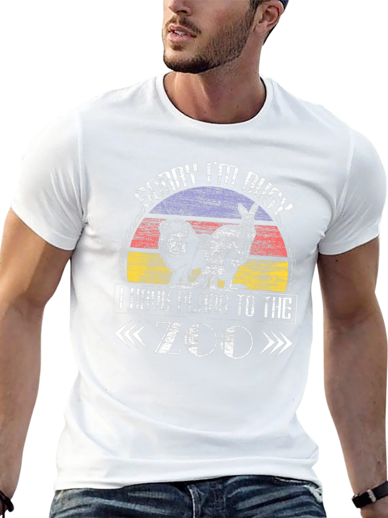 Zoo Plans T-Shirt - Lion Kangaroo Animal Lover