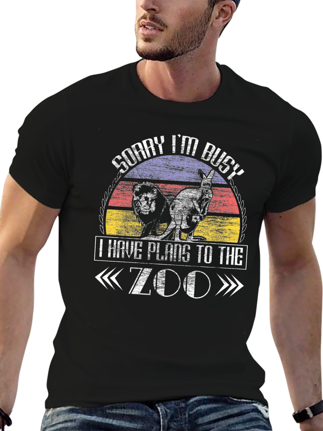 Zoo Plans T-Shirt - Lion Kangaroo Animal Lover