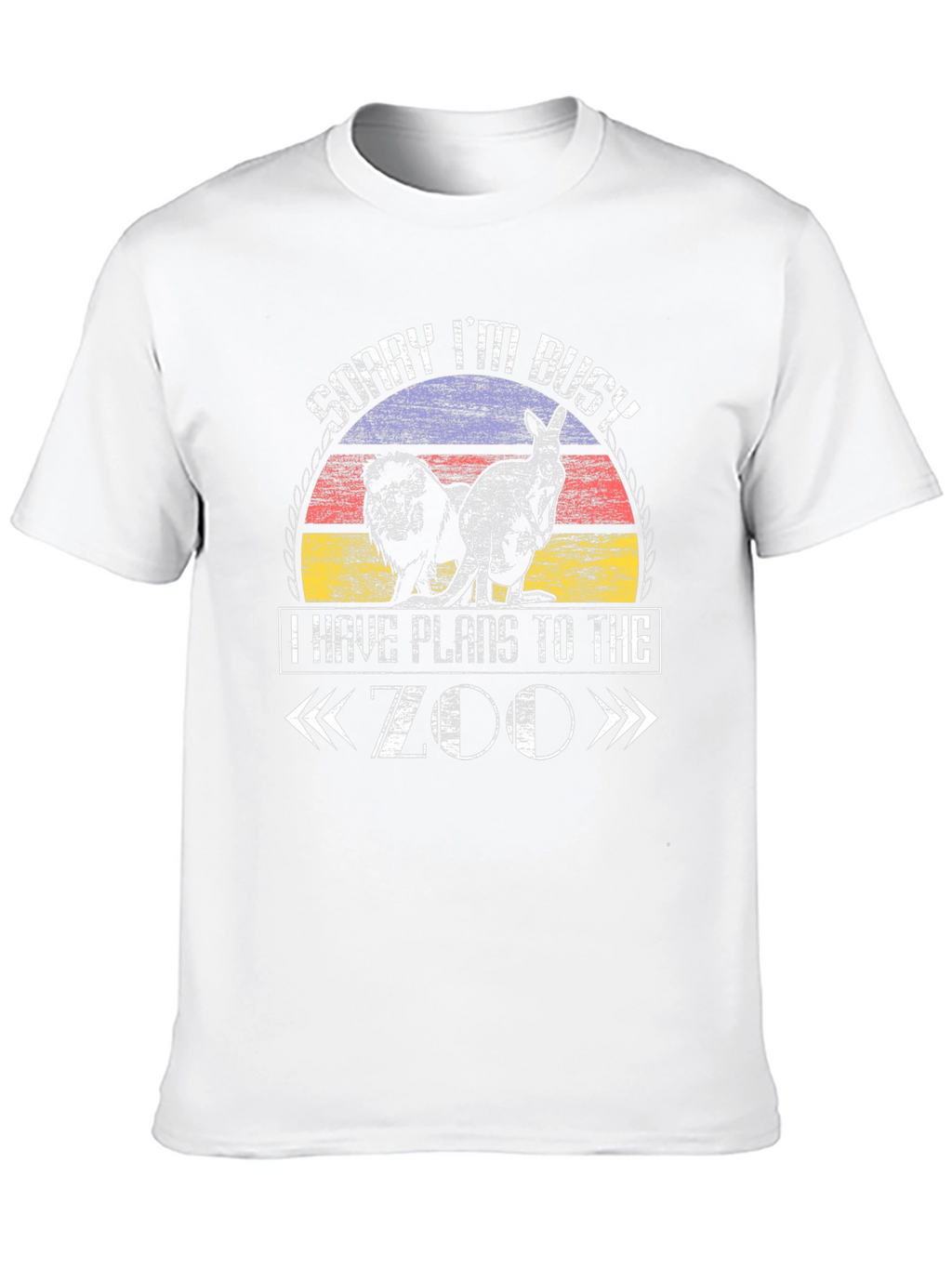 Zoo Plans T-Shirt - Lion Kangaroo Animal Lover