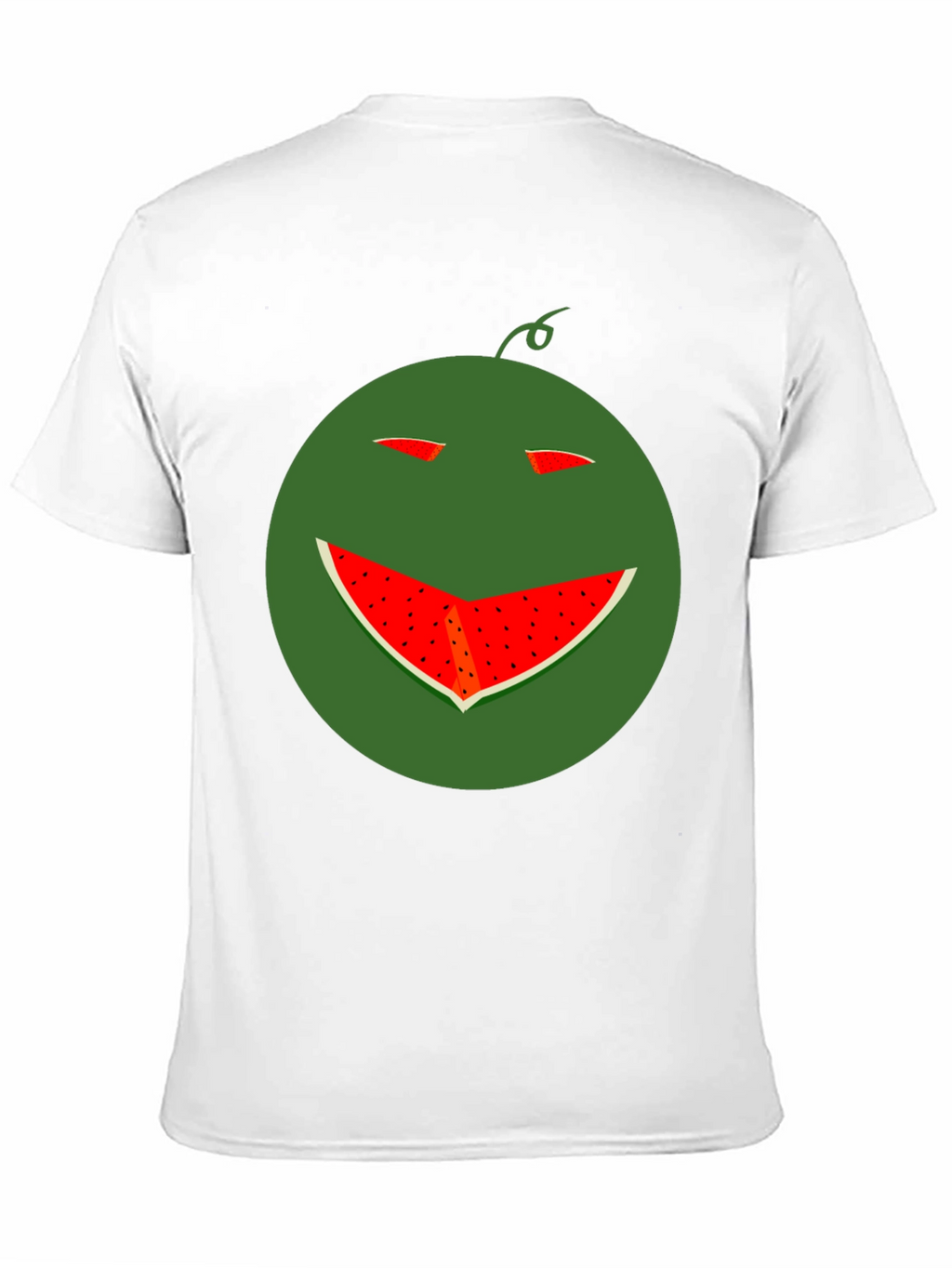 Funny Watermelon Smile T-Shirt - Black