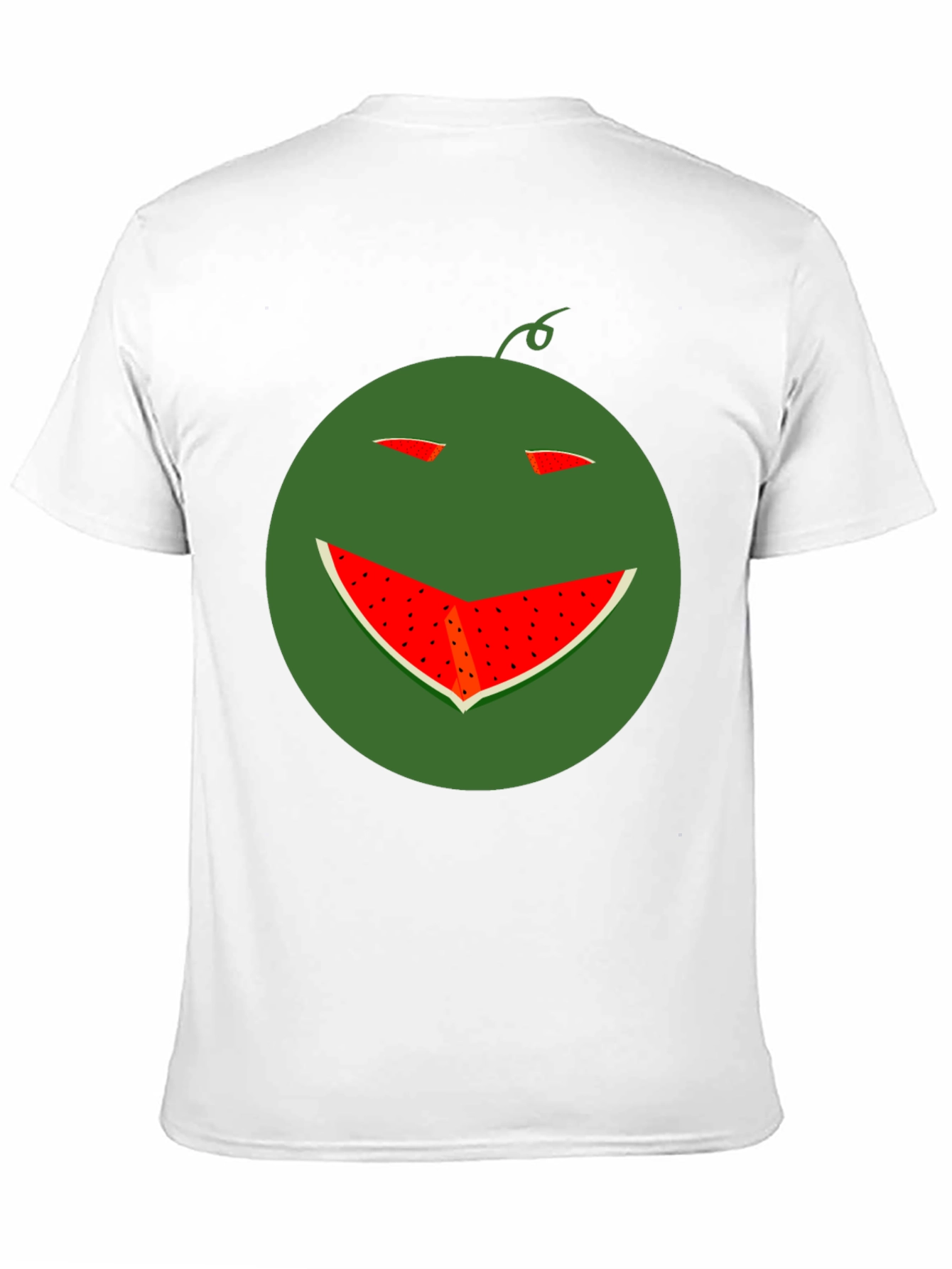 Funny Watermelon Smile T-Shirt - Black