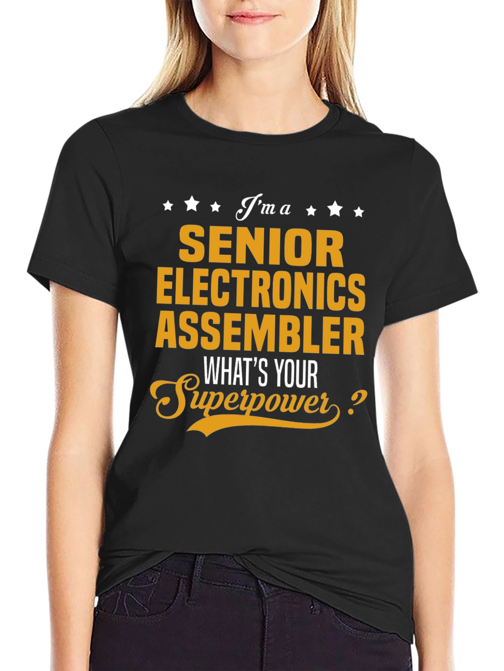 Senior Electronics Assembler Superpower T-Shirt