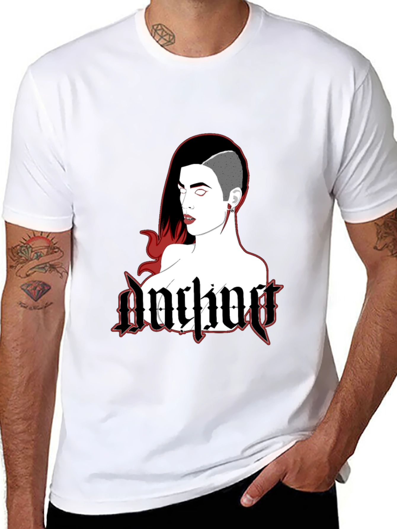 Anchor Woman Graphic T-Shirt