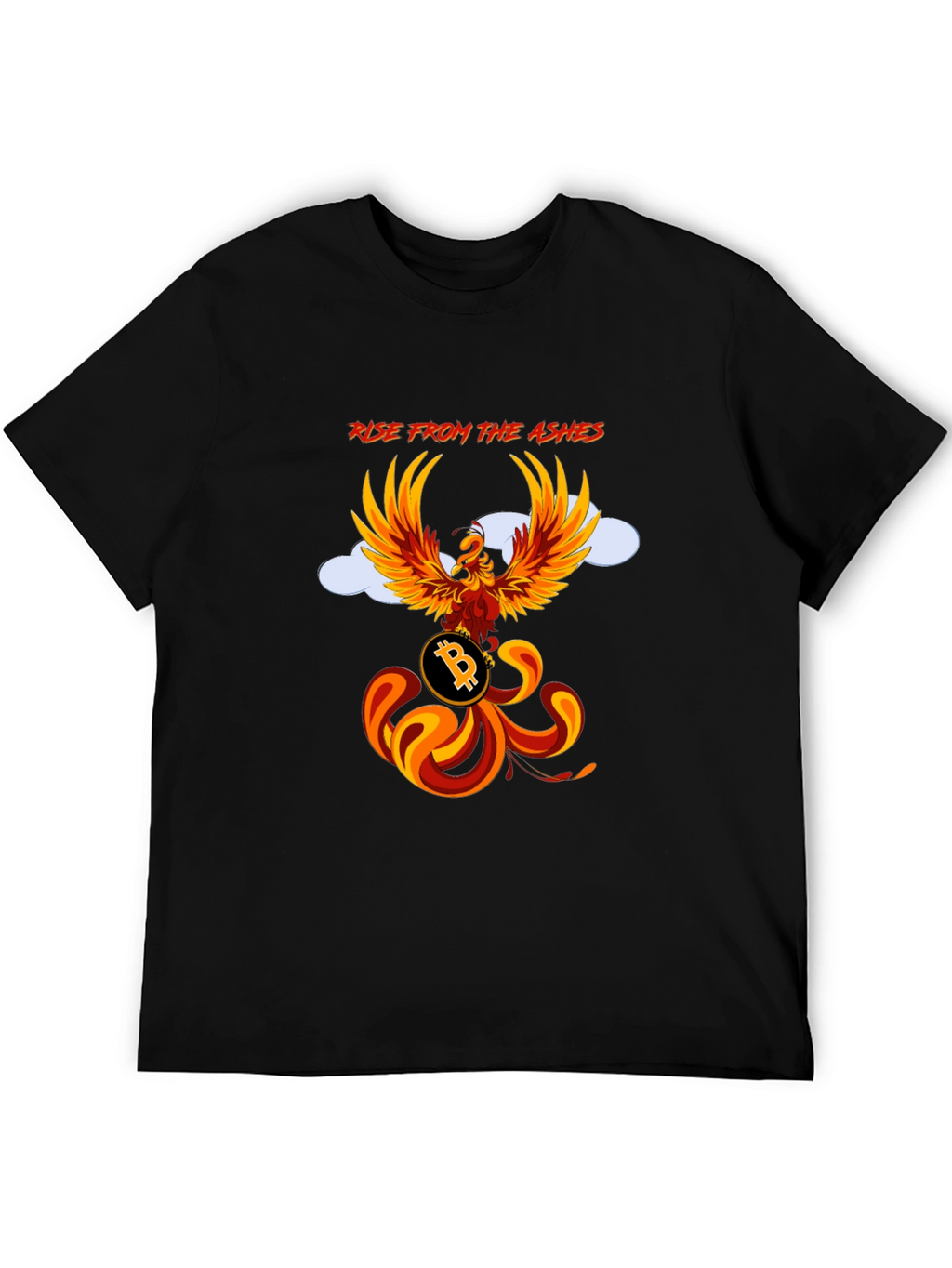 Phoenix Bitcoin Graphic T-Shirt - Rise from the Ashes