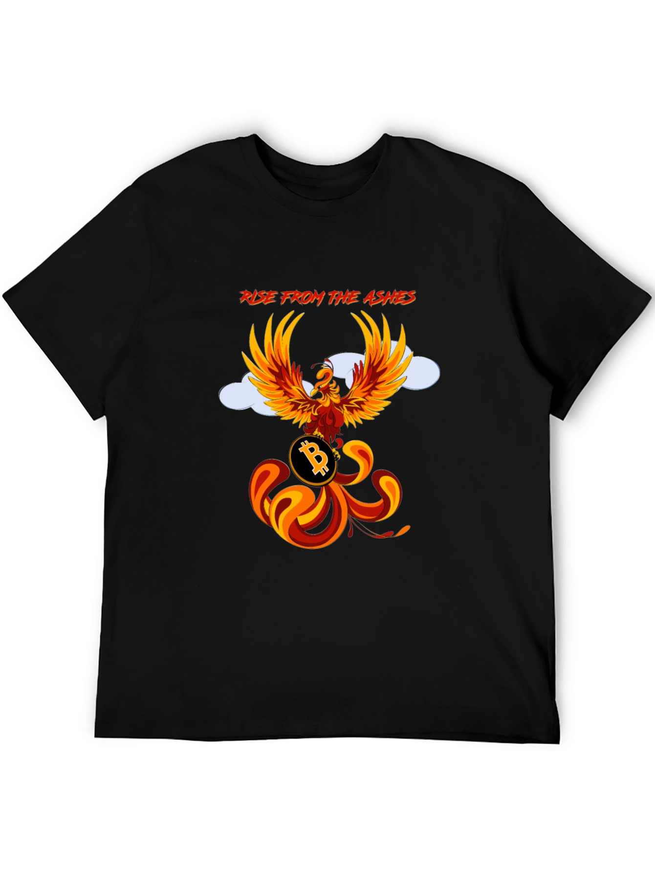 Phoenix Bitcoin Graphic T-Shirt - Rise from the Ashes