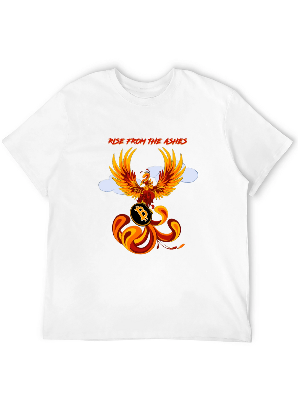 Phoenix Bitcoin Graphic T-Shirt - Rise from the Ashes