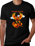 Phoenix Bitcoin Graphic T-Shirt - Rise from the Ashes