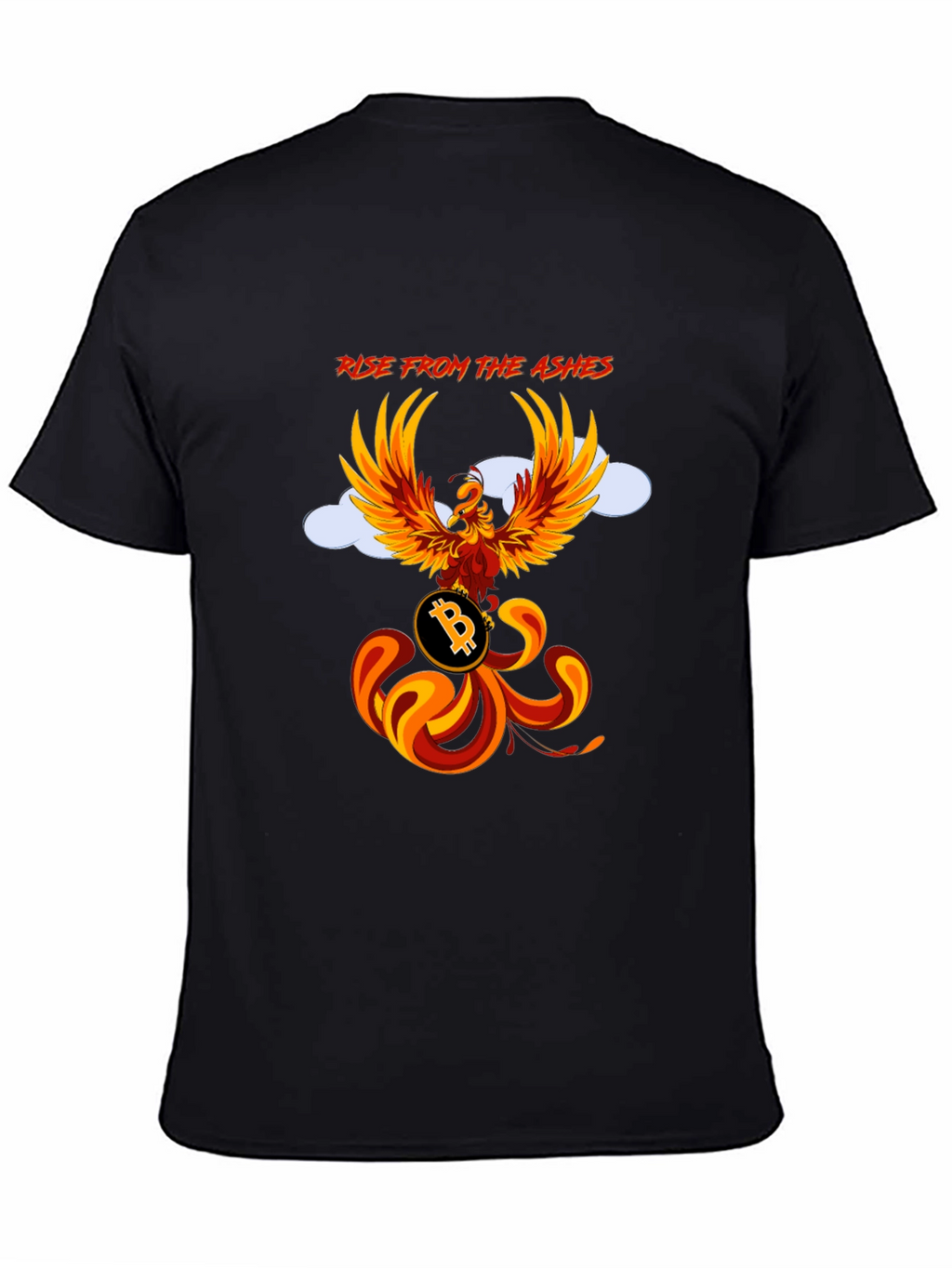 Phoenix Bitcoin Graphic T-Shirt - Rise from the Ashes