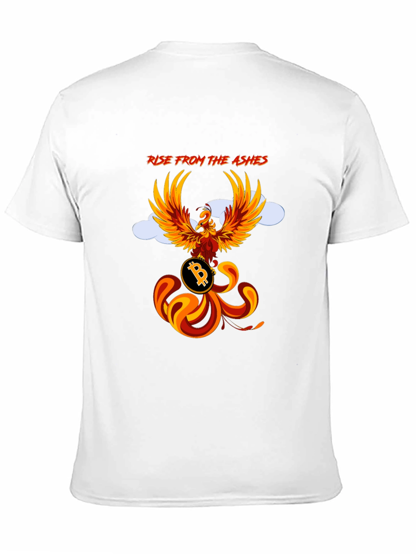 Phoenix Bitcoin Graphic T-Shirt - Rise from the Ashes
