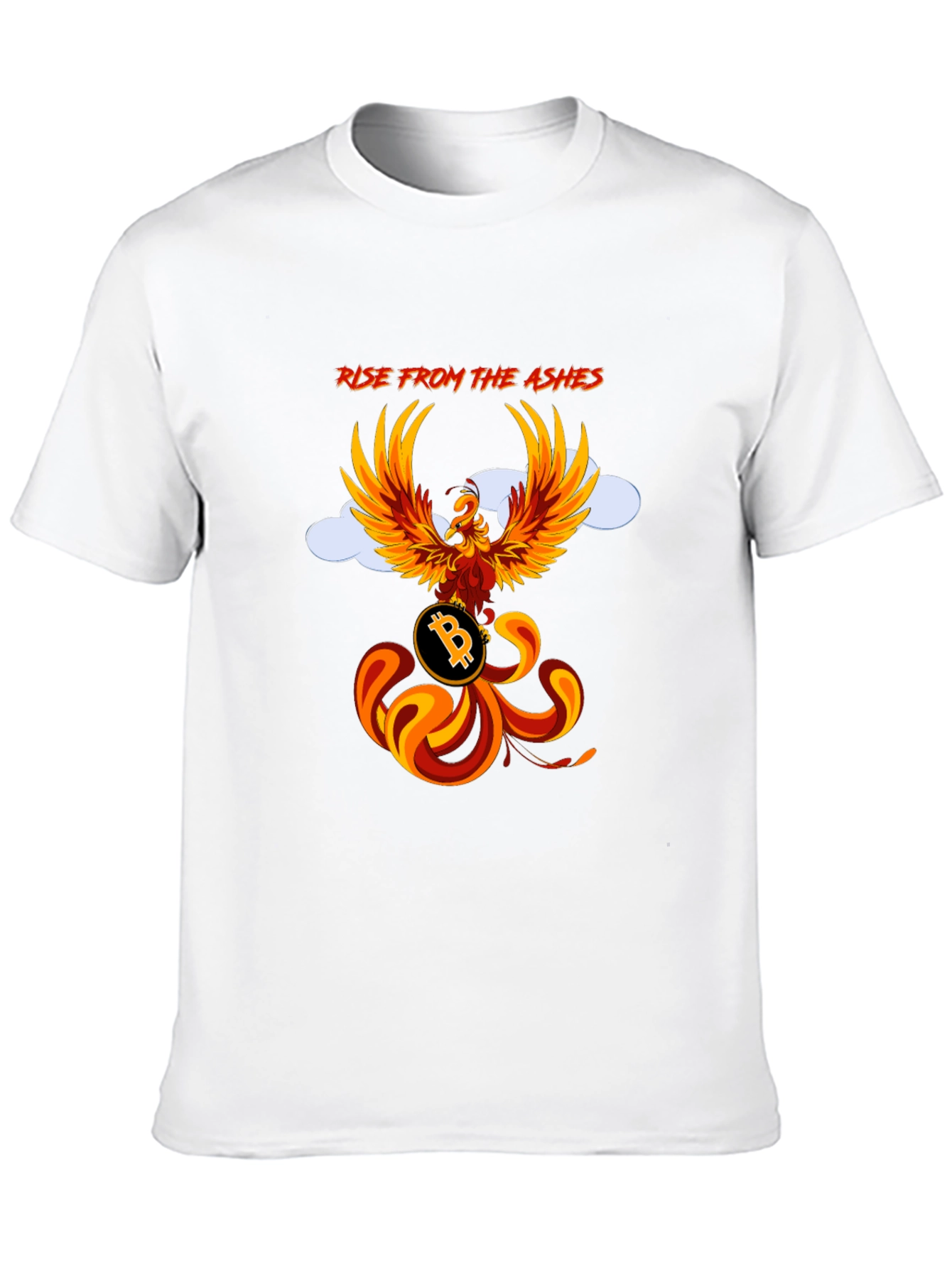 Phoenix Bitcoin Graphic T-Shirt - Rise from the Ashes