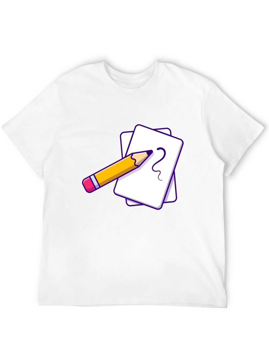Creative Sketch Tee - Black Graphic T-Shirt