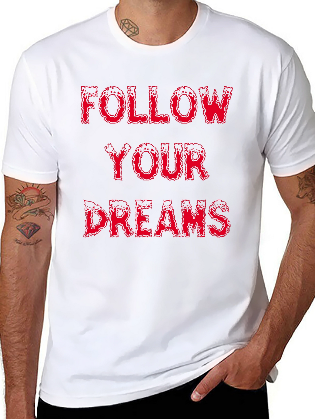 Follow Your Dreams Graphic Print Tee