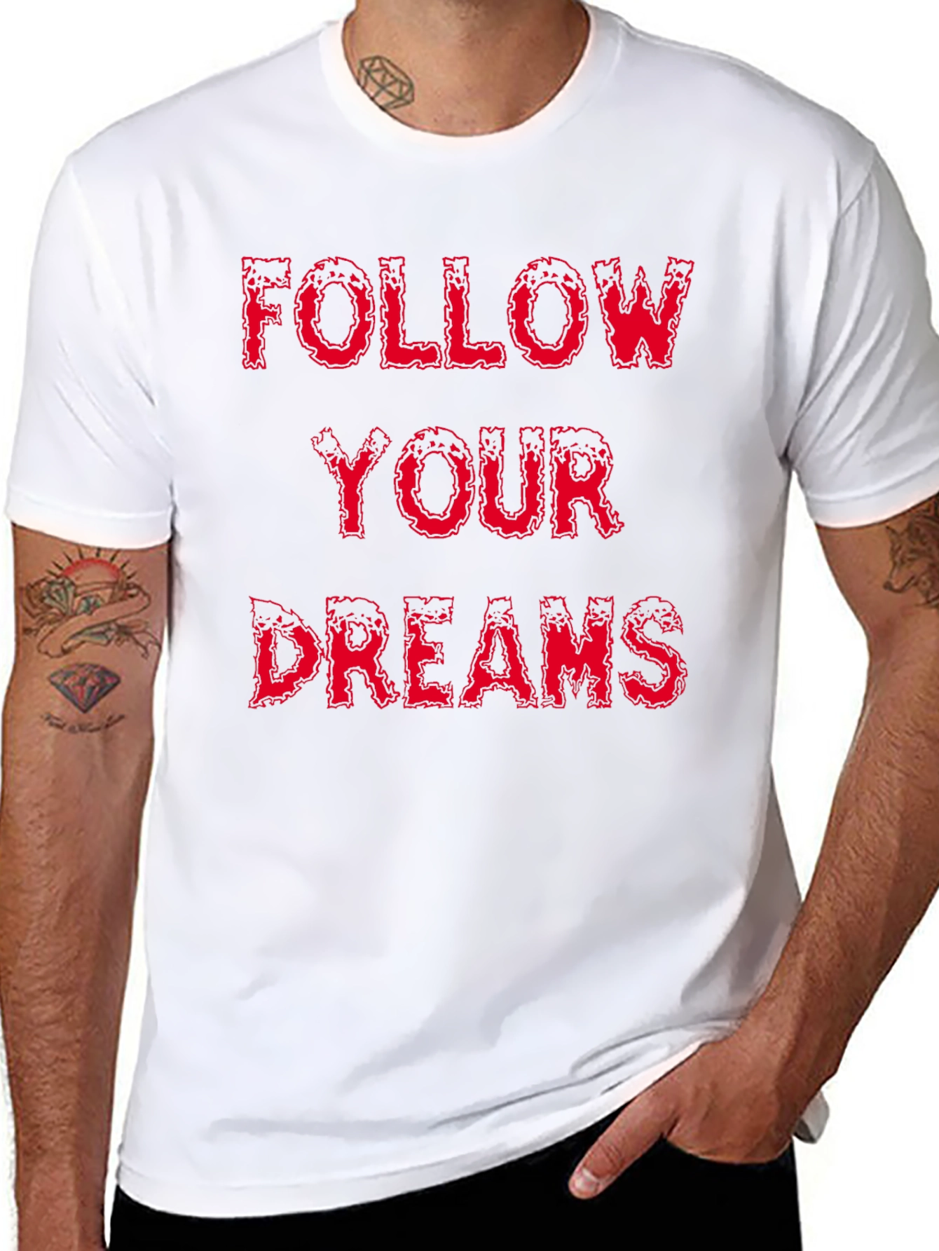 Follow Your Dreams Graphic Print Tee