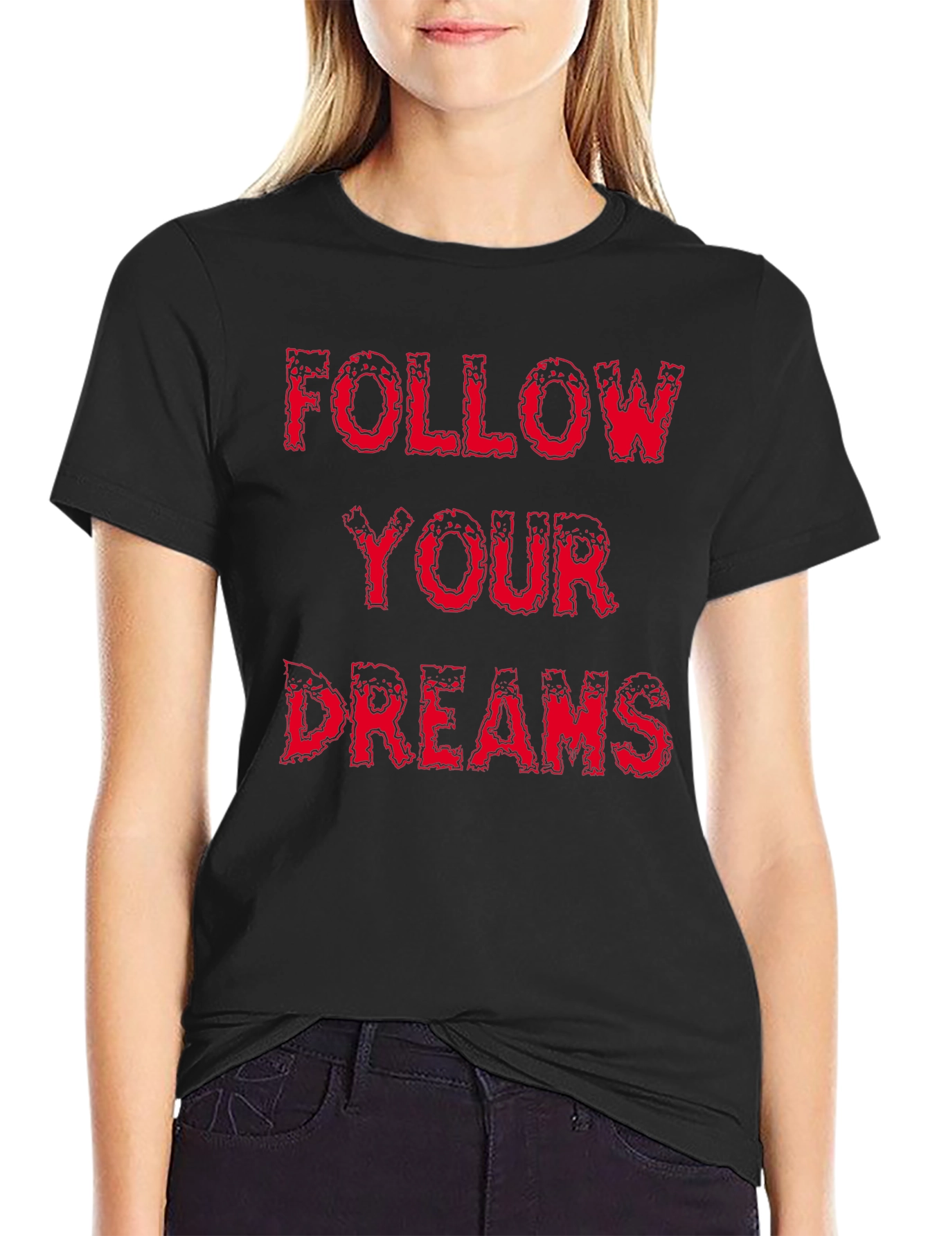 Follow Your Dreams Graphic Print Tee