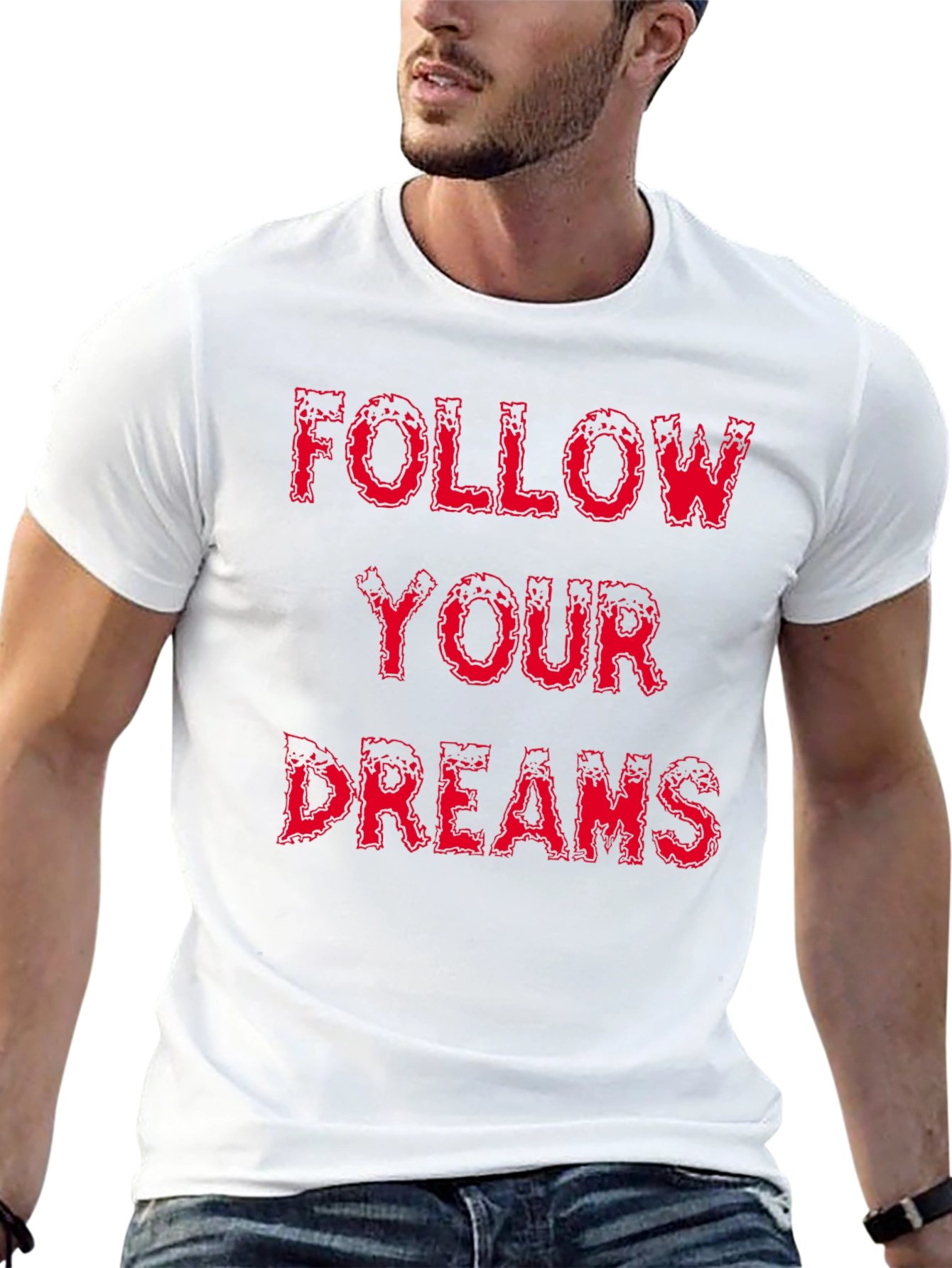 Follow Your Dreams Graphic Print Tee