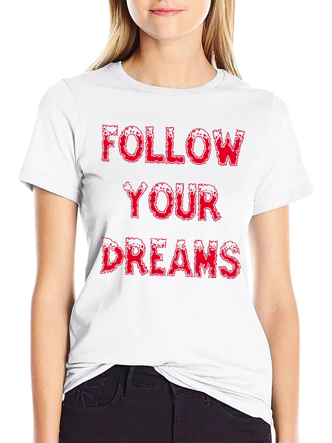 Follow Your Dreams Graphic Print Tee