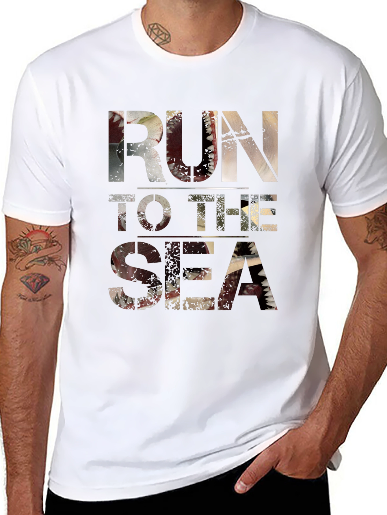 Run To The Sea Graphic Tee