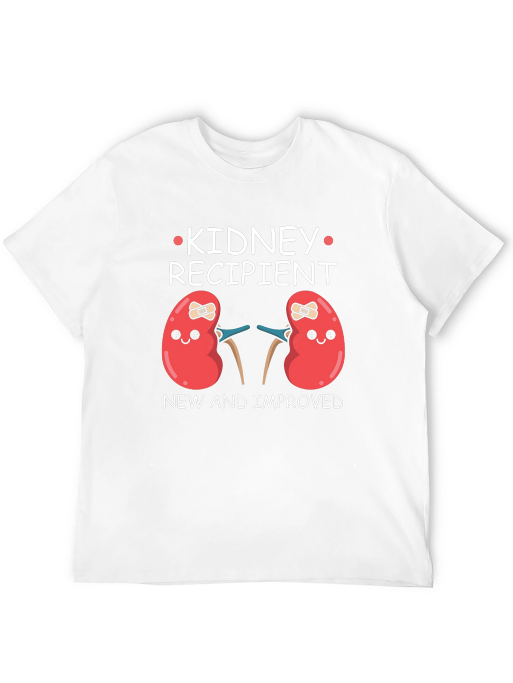 Kidney Recipient T-Shirt - New & Improved Kidney Tee