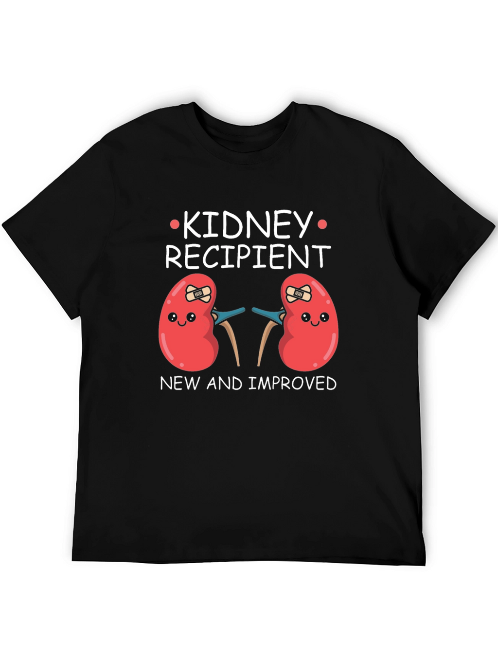 Kidney Recipient T-Shirt - New & Improved Kidney Tee