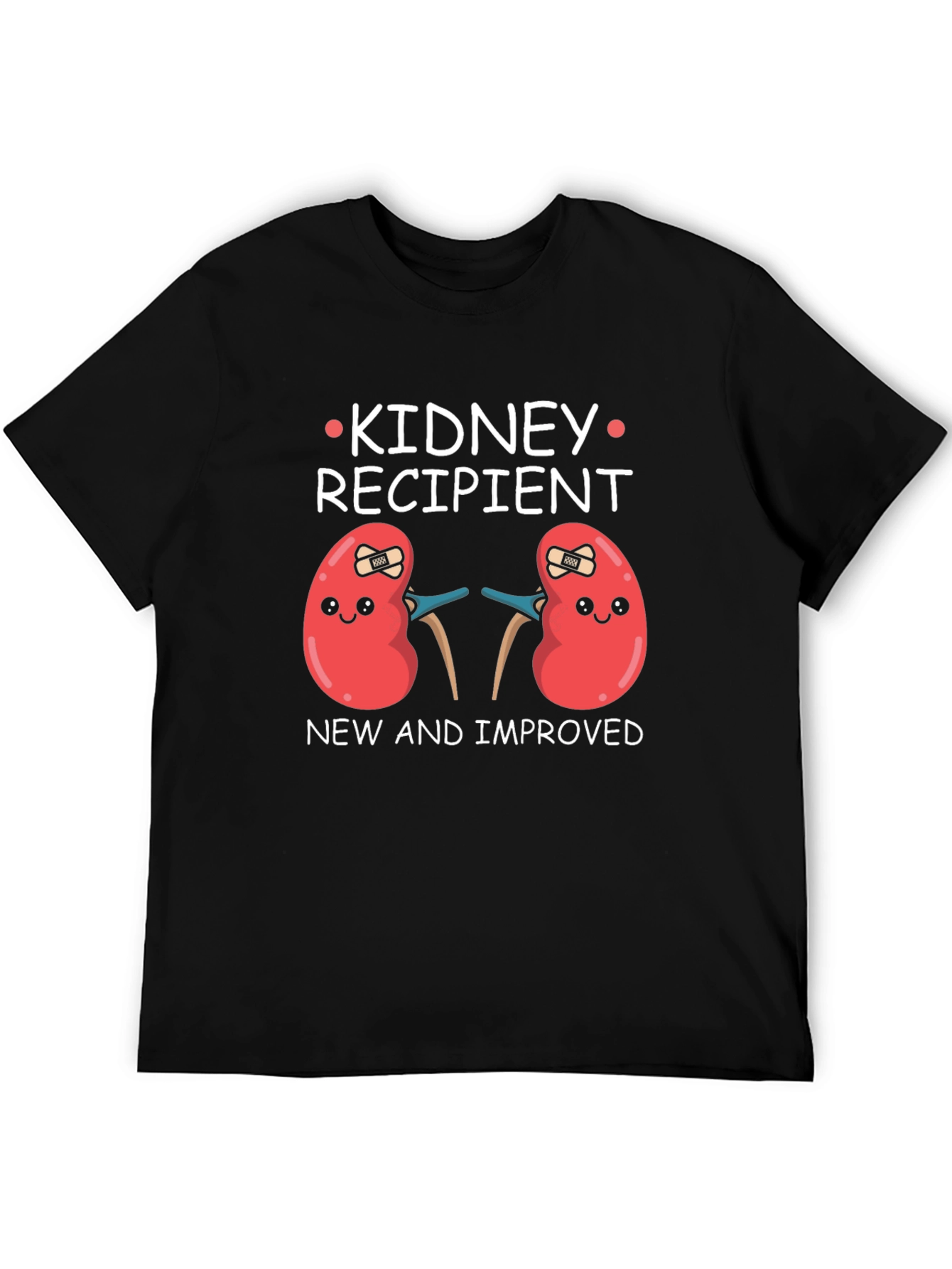 Kidney Recipient T-Shirt - New & Improved Kidney Tee