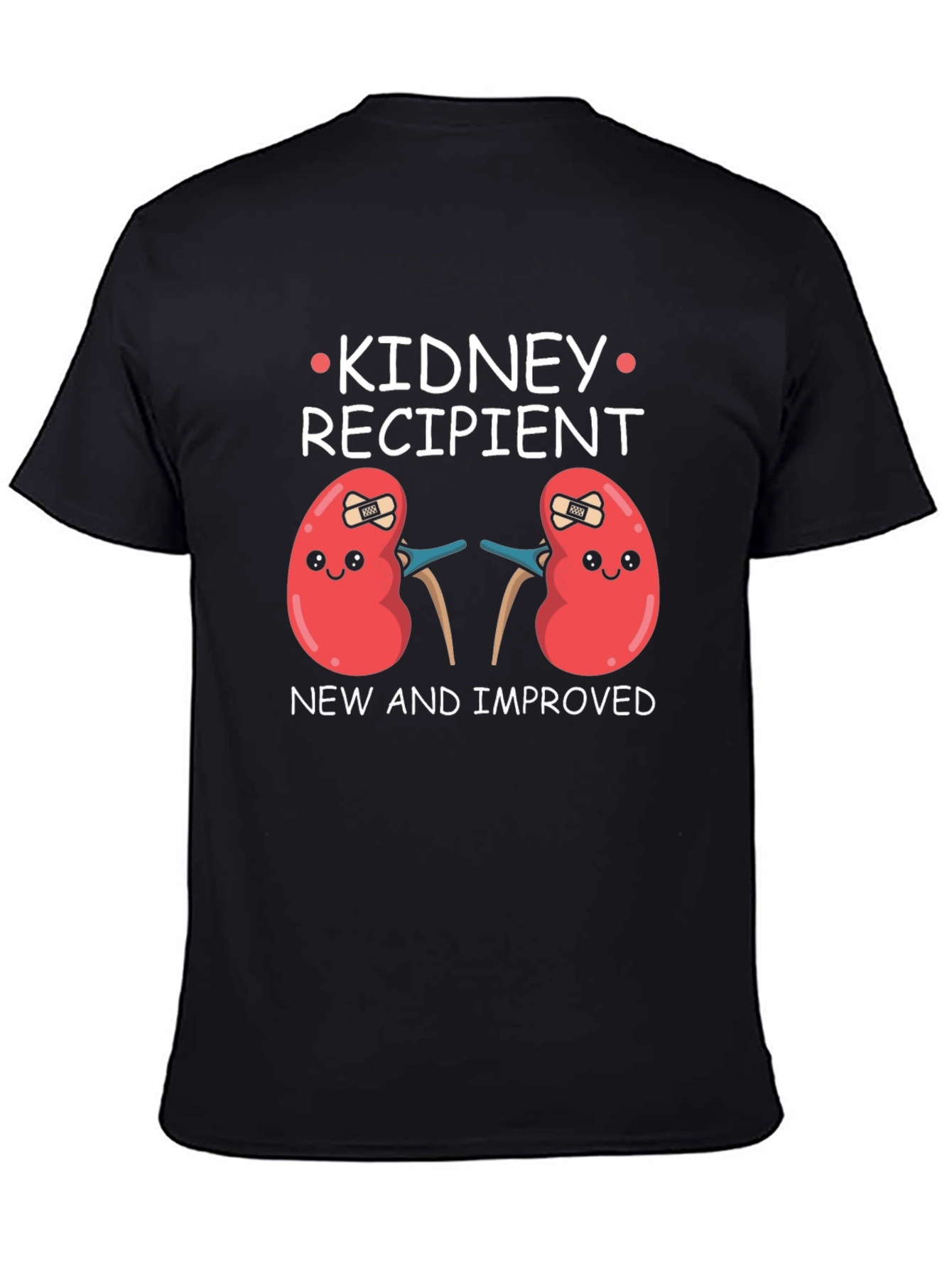 Kidney Recipient T-Shirt - New & Improved Kidney Tee