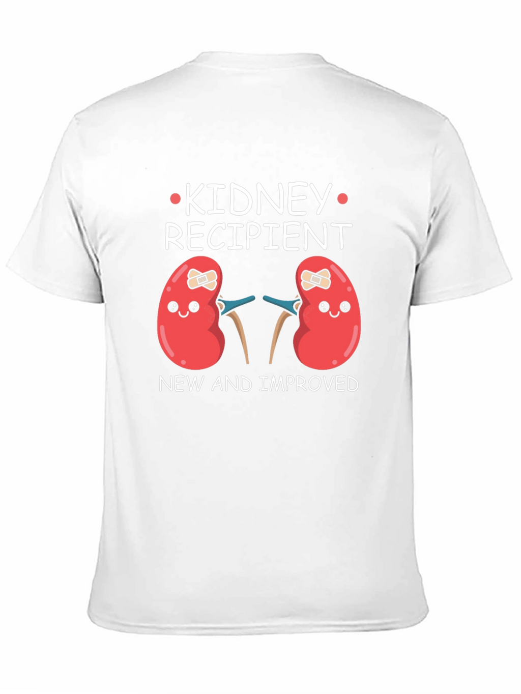 Kidney Recipient T-Shirt - New & Improved Kidney Tee