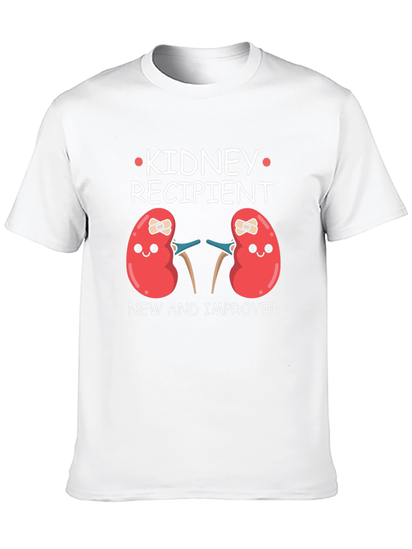 Kidney Recipient T-Shirt - New & Improved Kidney Tee