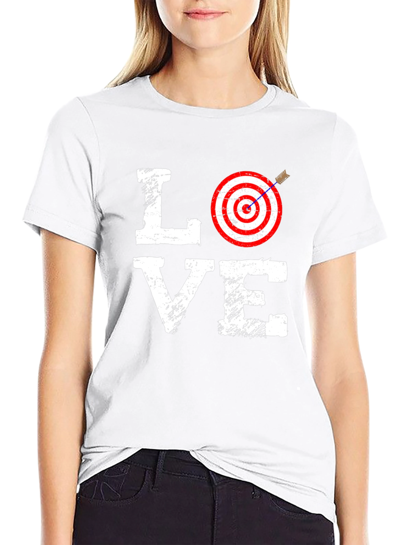 Target Love Graphic Tee - Mens Cotton T-Shirt