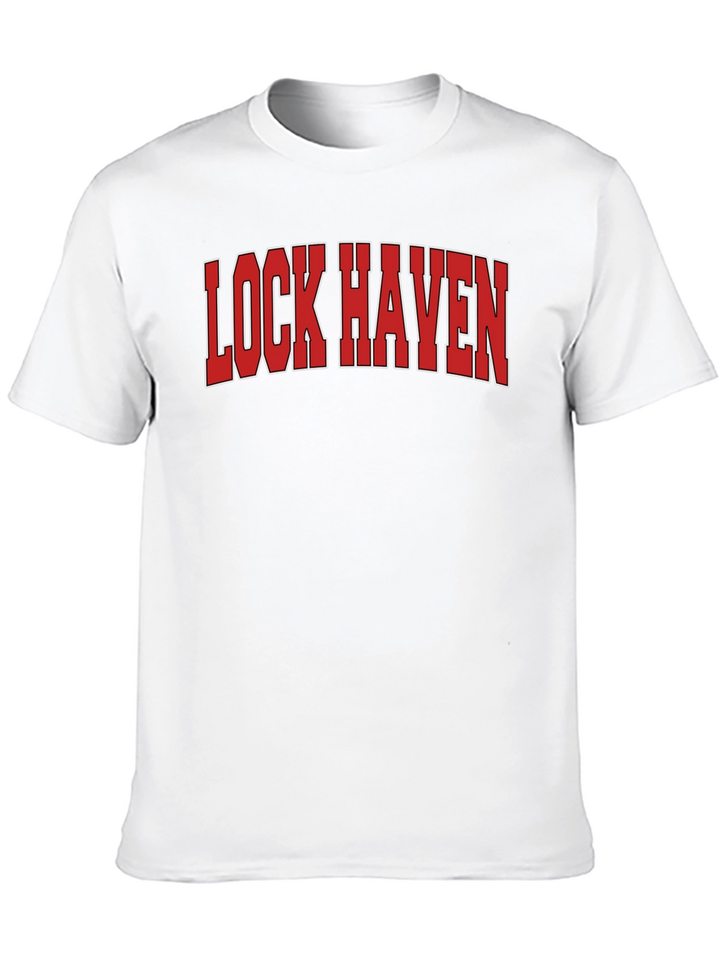 Lock Haven Black Graphic Tee