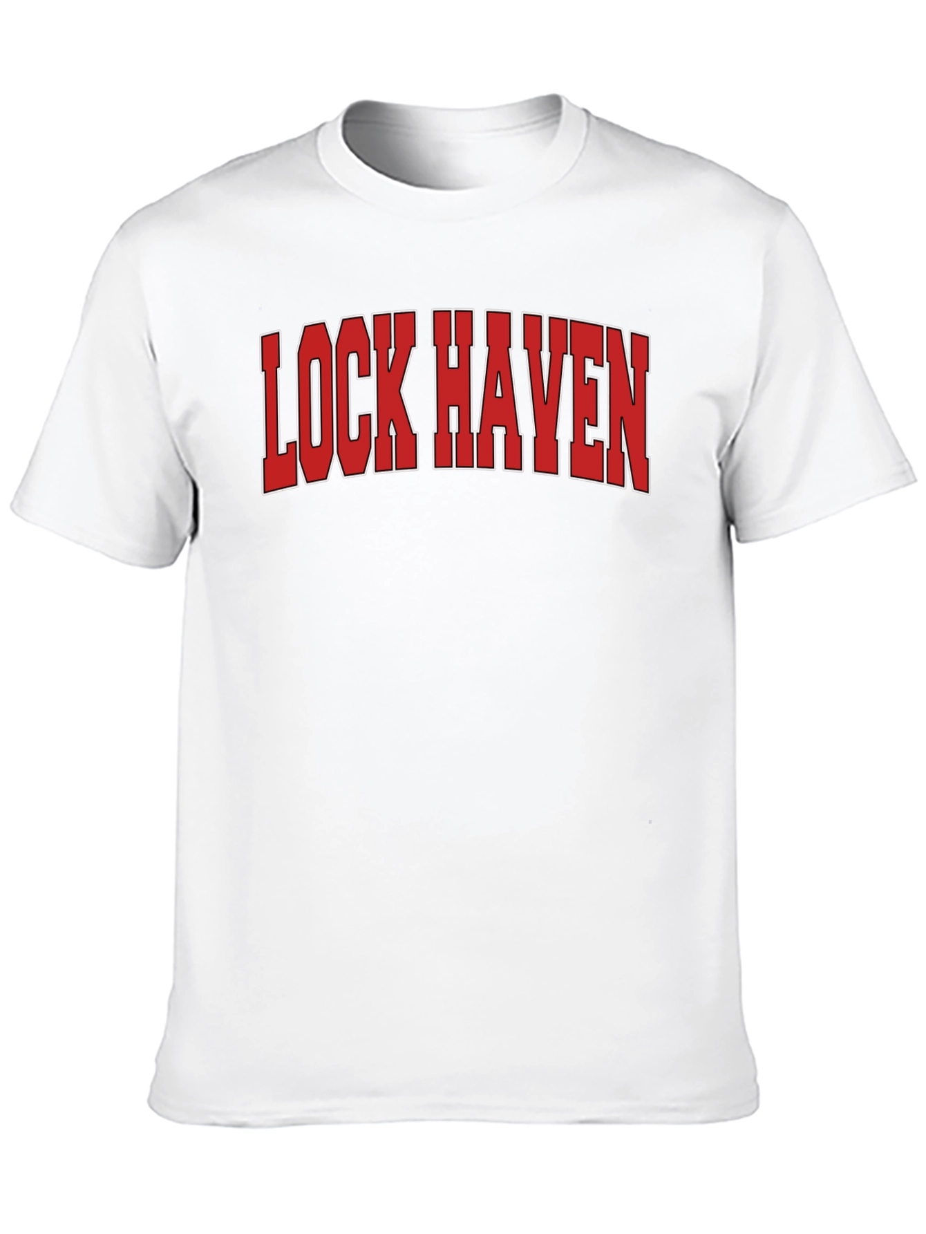 Lock Haven Black Graphic Tee