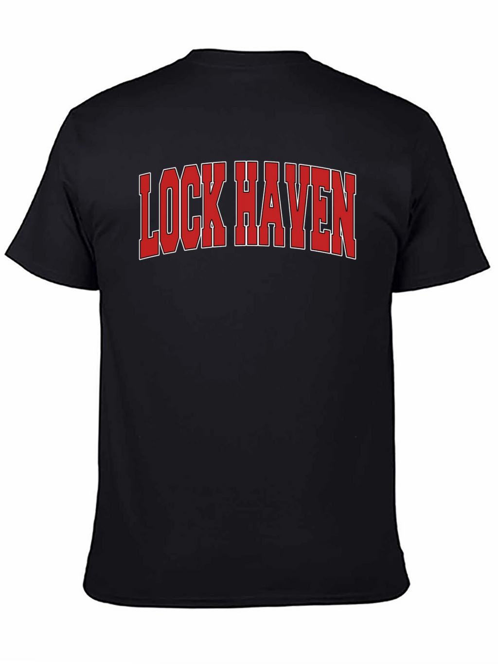 Lock Haven Black Graphic Tee