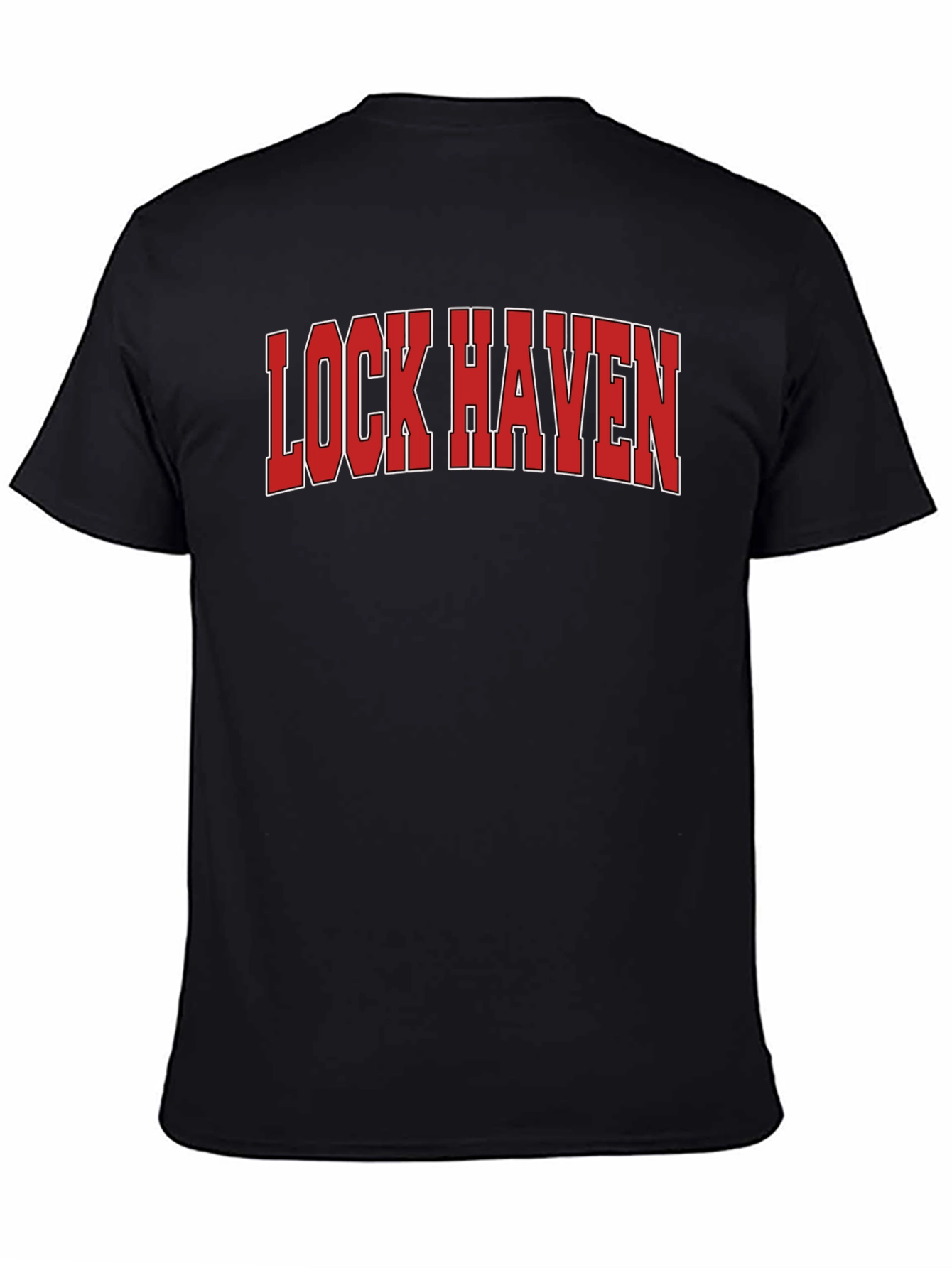Lock Haven Black Graphic Tee