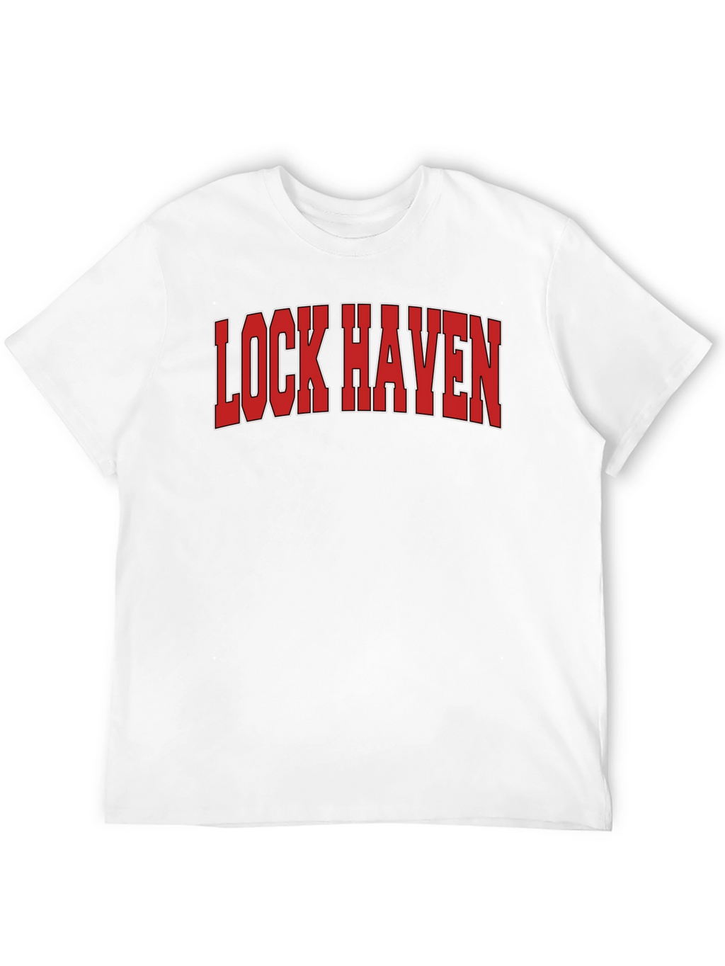 Lock Haven Black Graphic Tee