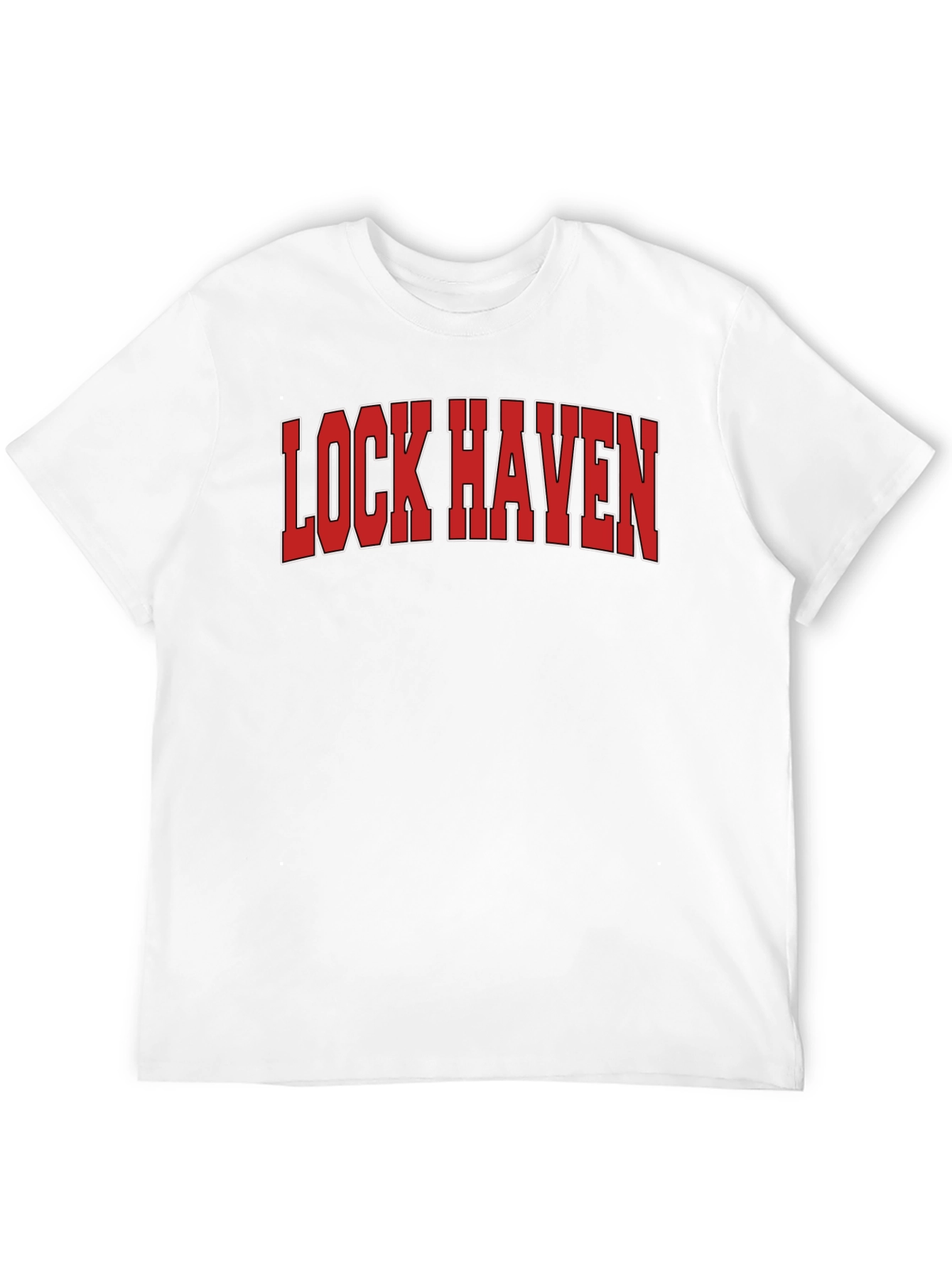 Lock Haven Black Graphic Tee