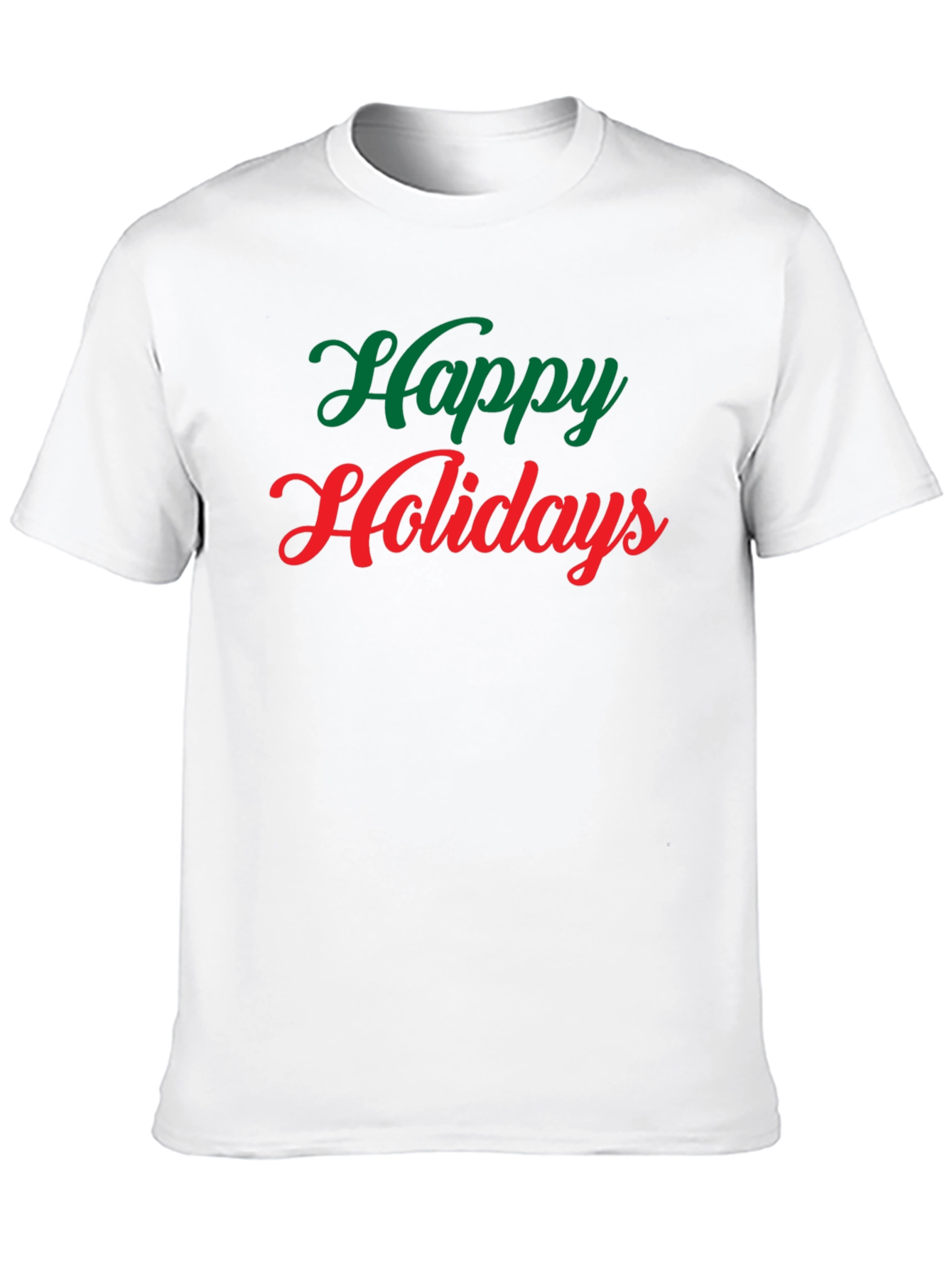 Happy Holidays Graphic Tee - Holiday Celebration Shirt