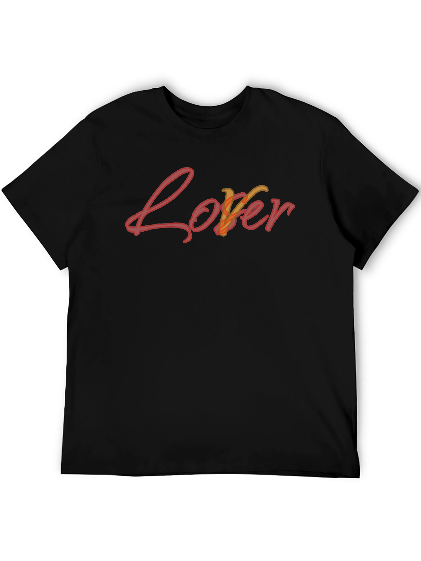 Lover T-Shirt - Stylish Black Tee