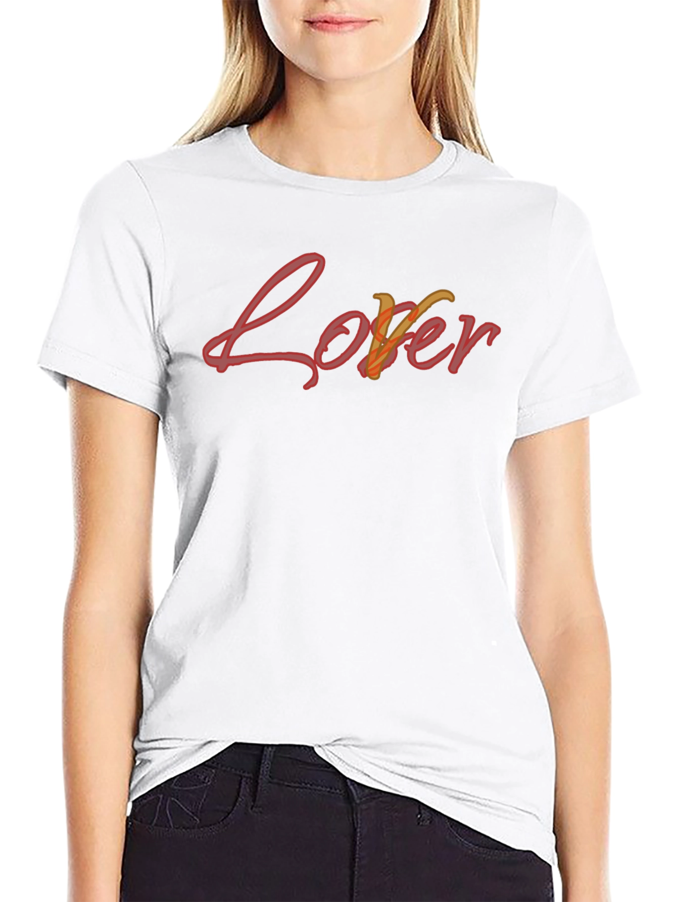 Lover T-Shirt - Stylish Black Tee