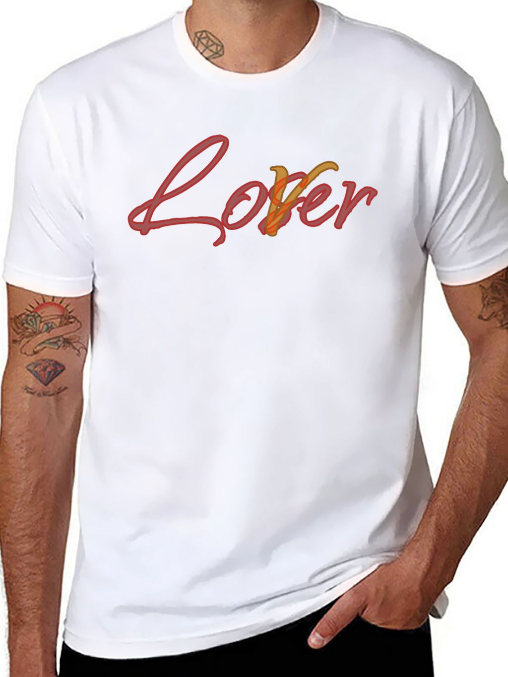 Lover T-Shirt - Stylish Black Tee