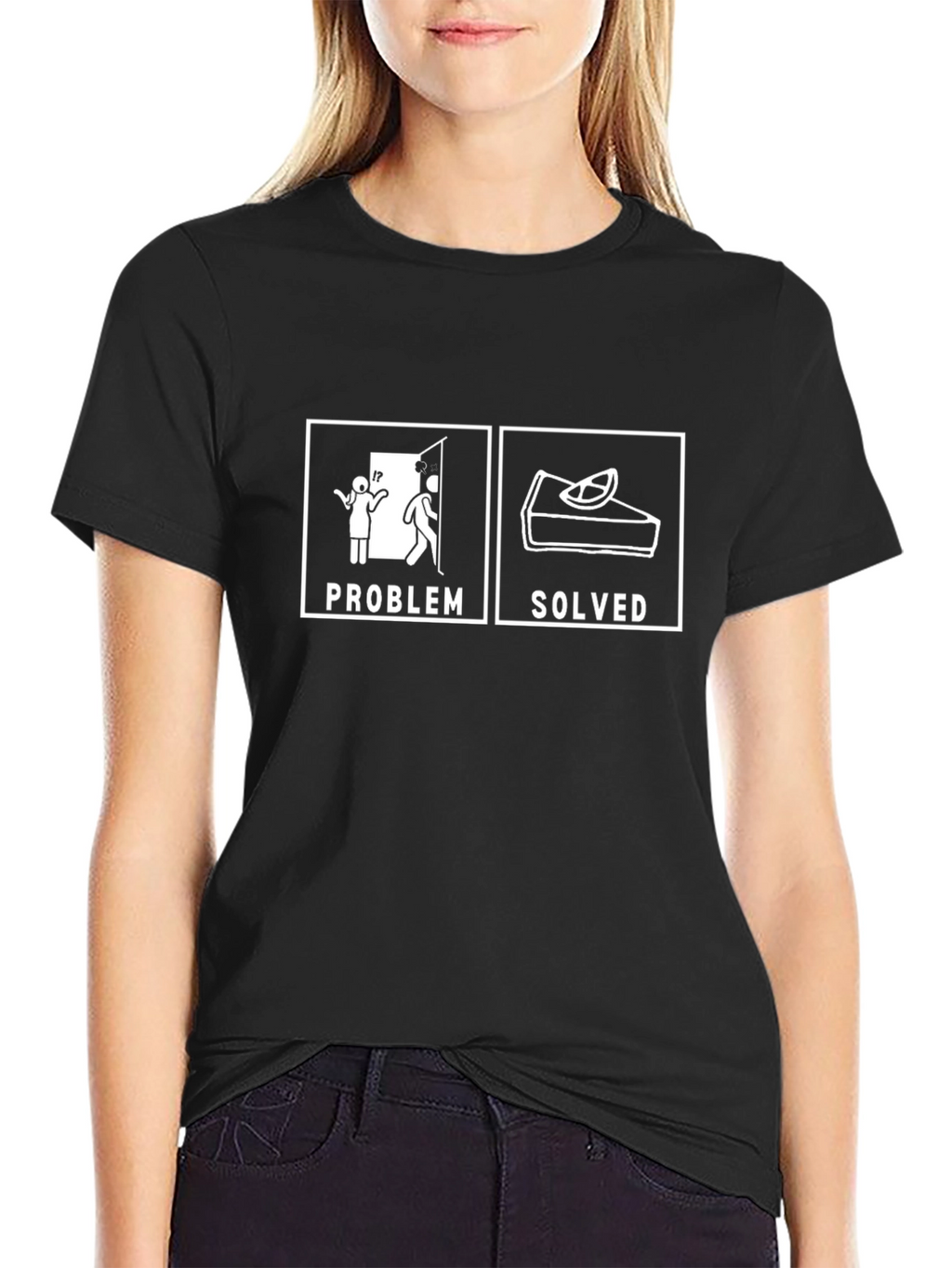 Problem Solved Pie T-Shirt Funny Dessert Tee