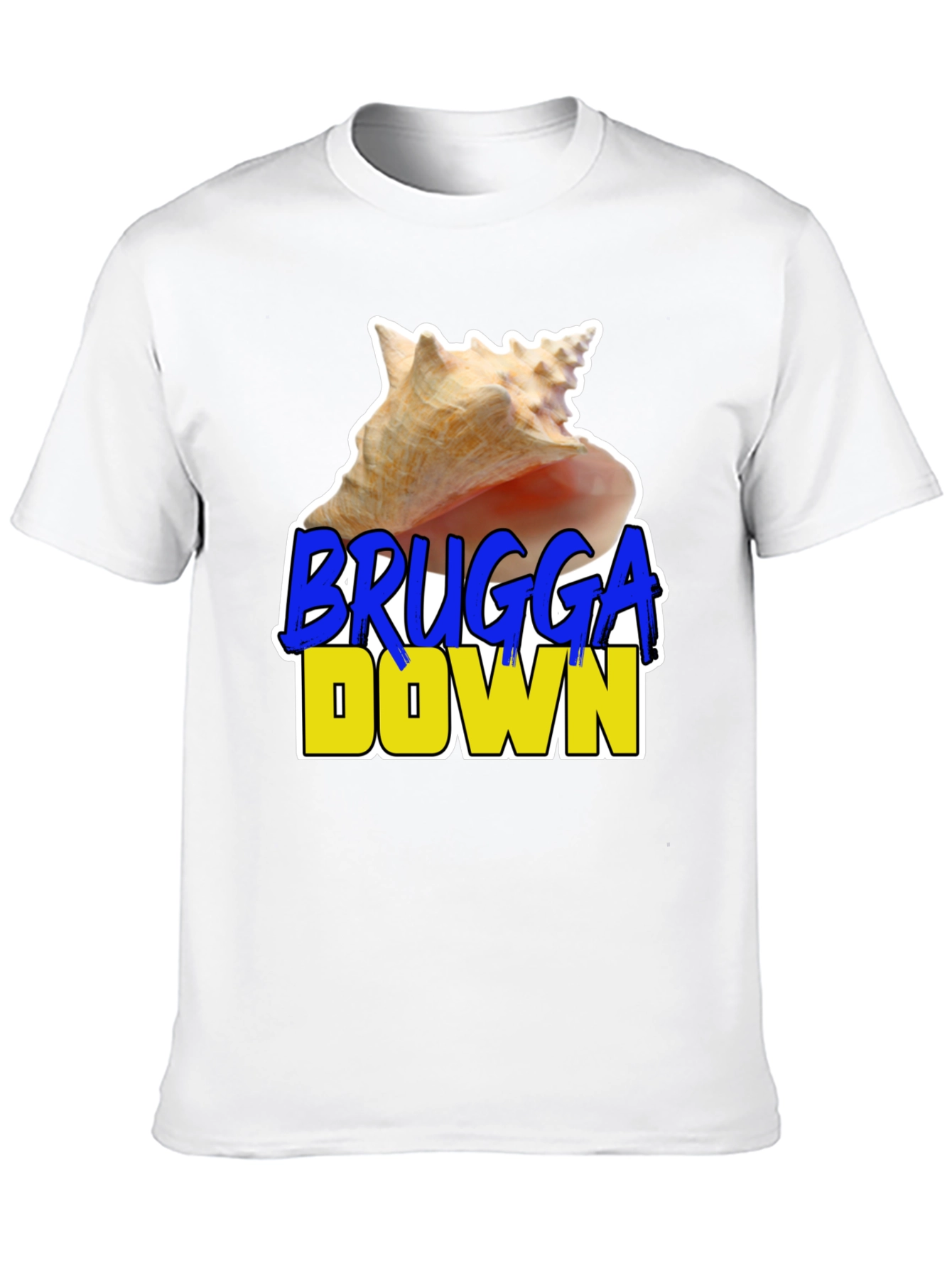 Brugga Down T-Shirt - Unique Graphic Tee
