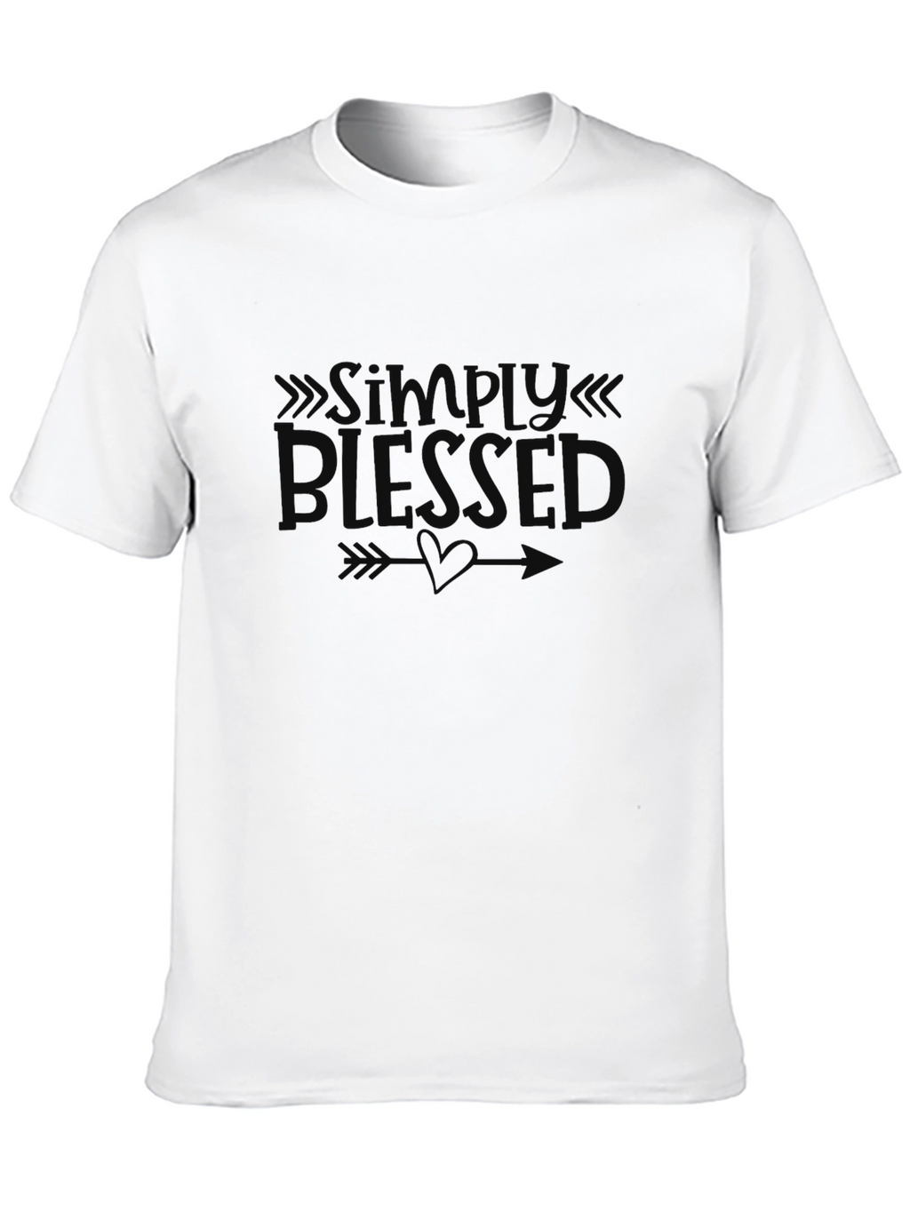 Simply Blessed Graphic T-Shirt - Black