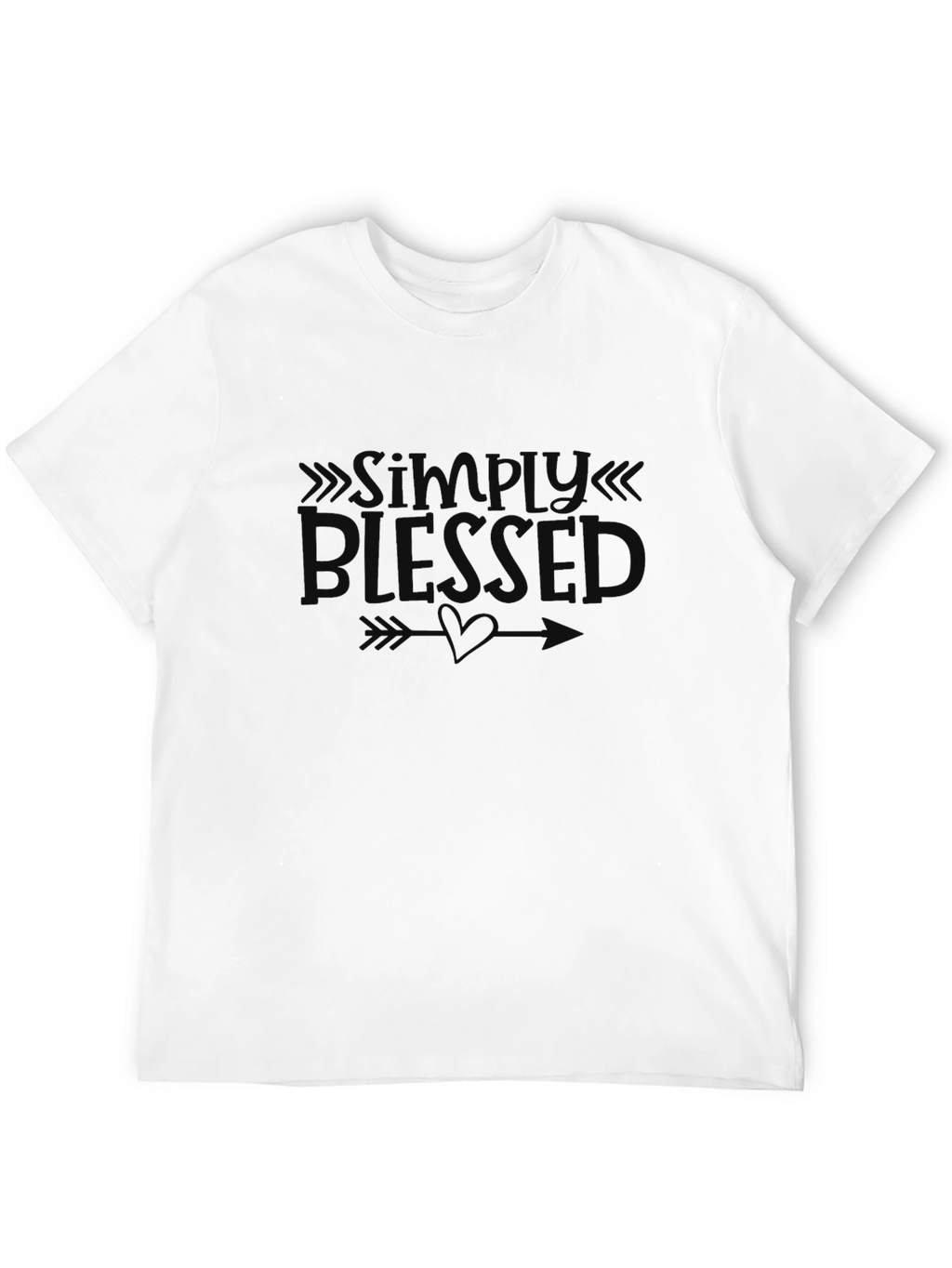 Simply Blessed Graphic T-Shirt - Black