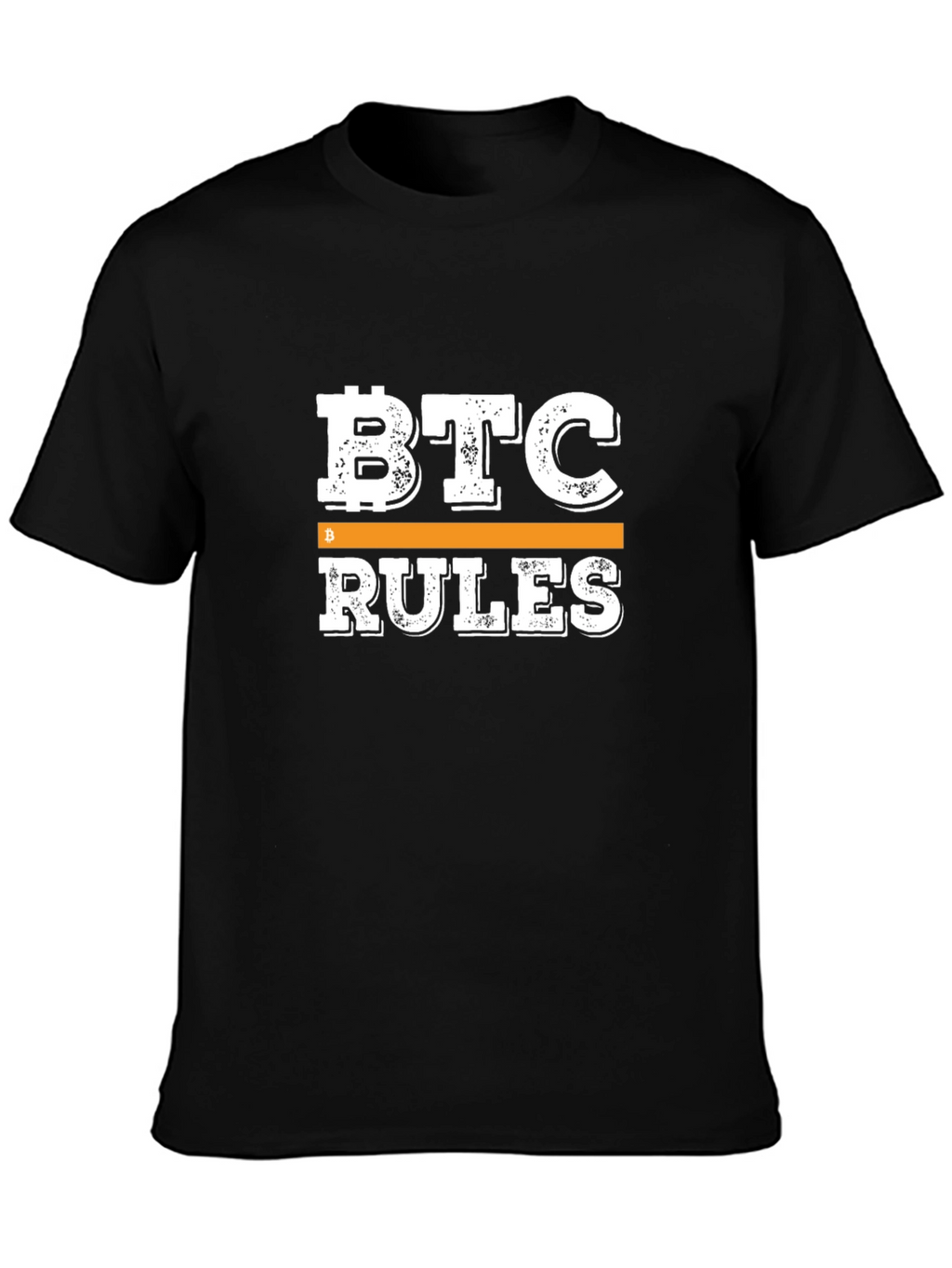 BTC Rules T-Shirt - Bitcoin Crypto Fan Tee