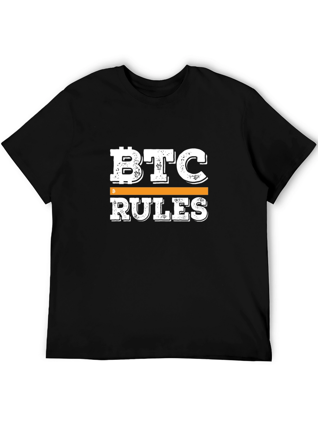BTC Rules T-Shirt - Bitcoin Crypto Fan Tee